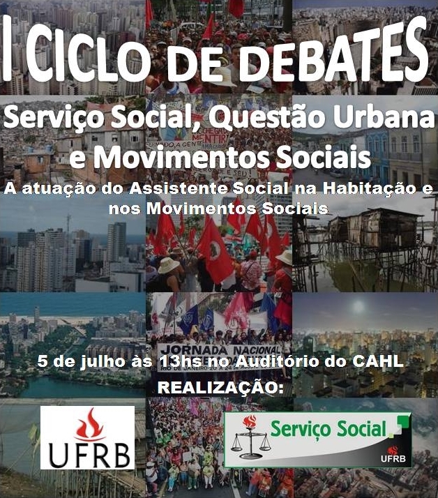 Ciclo de debates cartaz